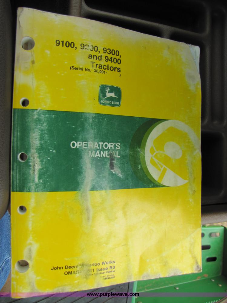 image for item A4658 2000 John Deere 9200 4WD tractor