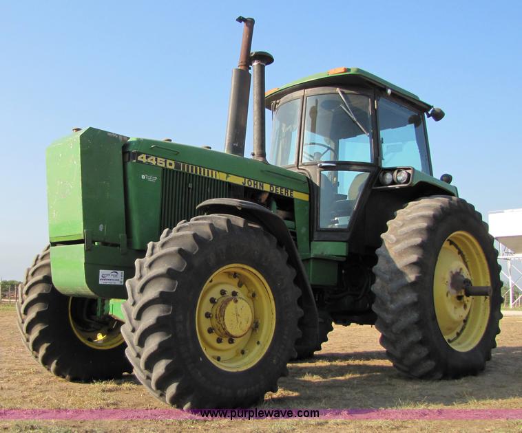 image for item A4666 1988 John Deere 4450 MFWD tractor