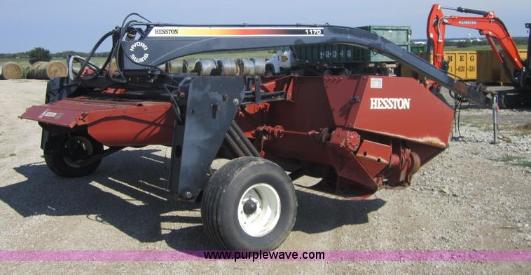 image for item A4711 Hesston 1170 16' hydro swing swather