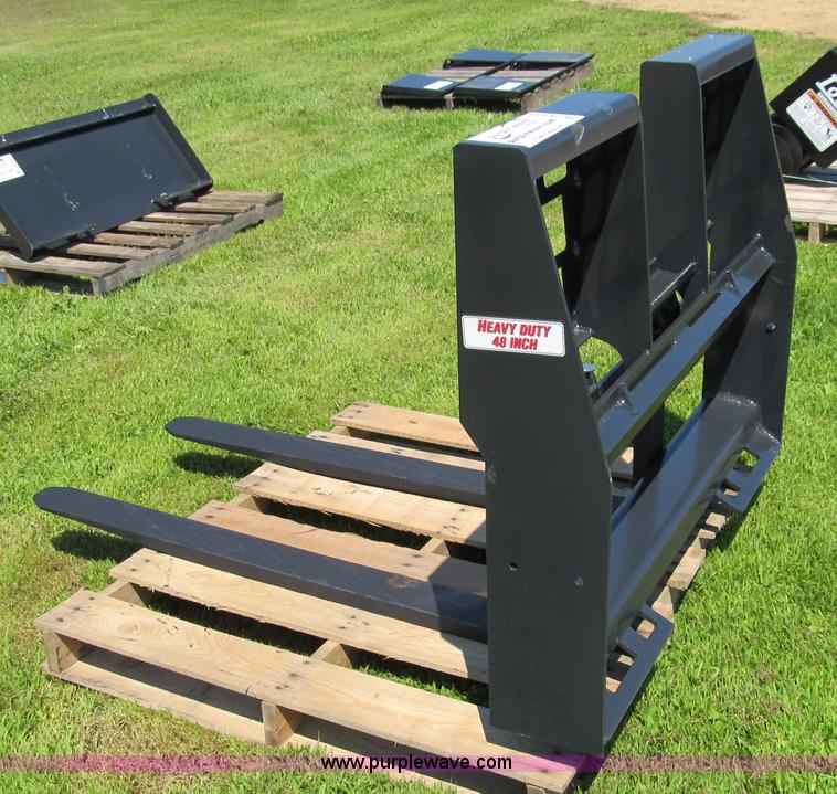 Stout 48" walkthrough pallet forks in Knapp, WI Item A5461 sold