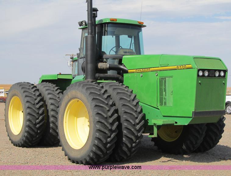 image for item A9675 1996 John Deere 8770 4WD tractor