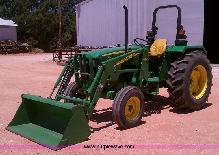 image for item A9684 2008 John Deere 5303 tractor