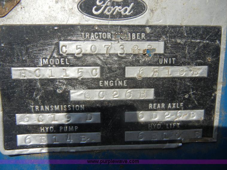 image for item A9972 1976 Ford 9600 tractor