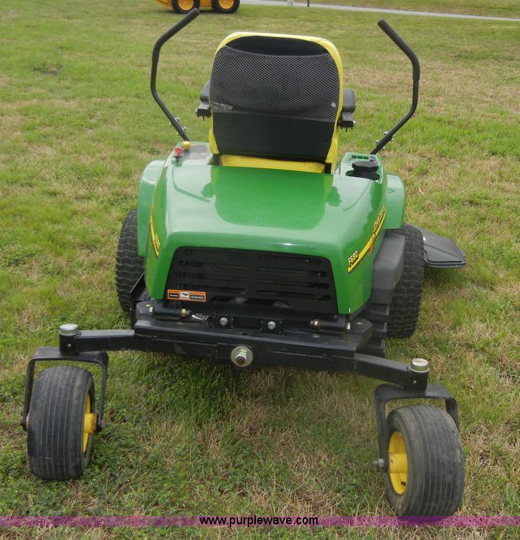 image for item A9989 John Deere F680 Z-Trak zero turn mower