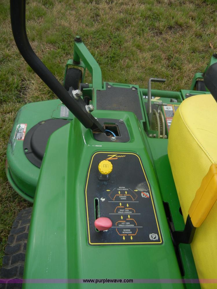 image for item A9989 John Deere F680 Z-Trak zero turn mower