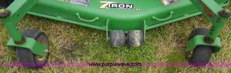 image for item A9989 John Deere F680 Z-Trak zero turn mower
