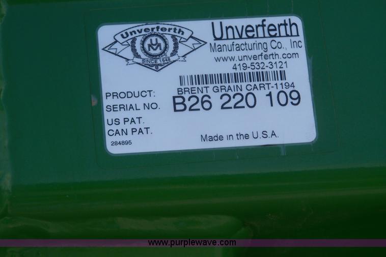 image for item B3529 2009 Brent 1194 grain cart