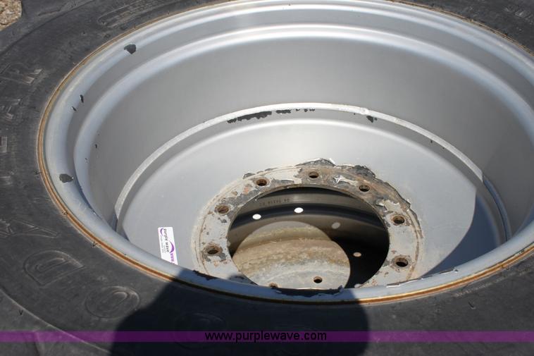 image for item B9835 (2) Goodyear 18.4-28 wheels and tires