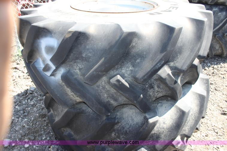 image for item B9836 (2) Goodyear 620/75R26 wheels and tires