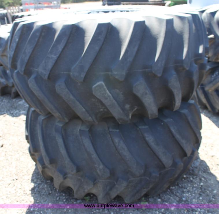 image for item B9837 (2) Firestone 28-26 wheels and tires