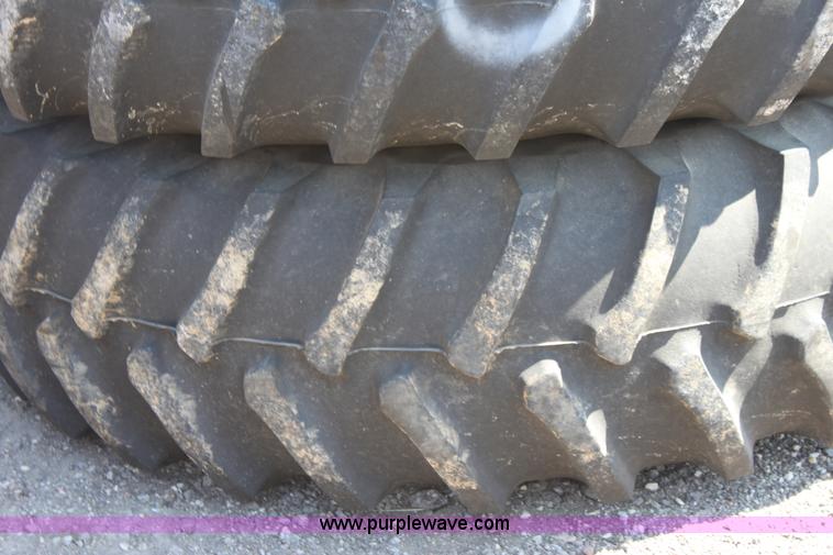 image for item B9840 (2) Firestone 20.8R42 dual wheels and tires