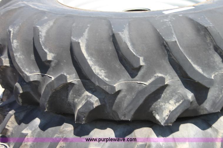 image for item B9854 (2) Goodyear 18.4-30 tractor tires and wheels