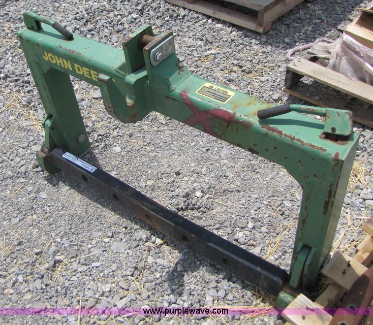 image for item C9510 John Deere Category 3 three point quick hitch