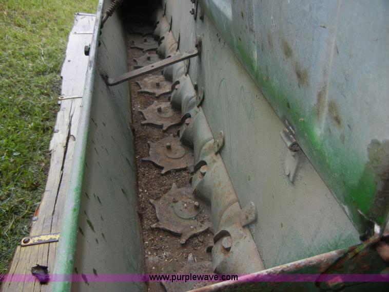 image for item D9671 John Deere FB grain drill with grass seed boxes