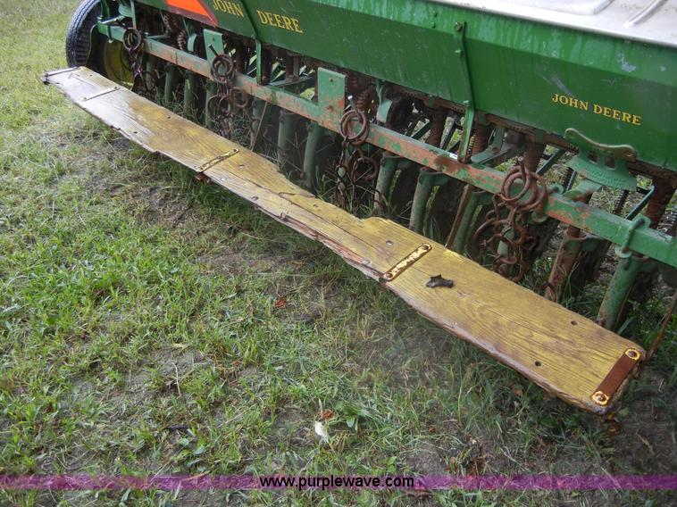 image for item D9671 John Deere FB grain drill with grass seed boxes