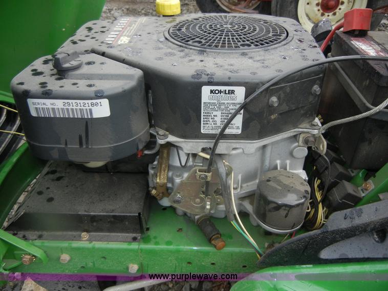 image for item D9672 John Deere LT155 lawn tractor with rear bagger