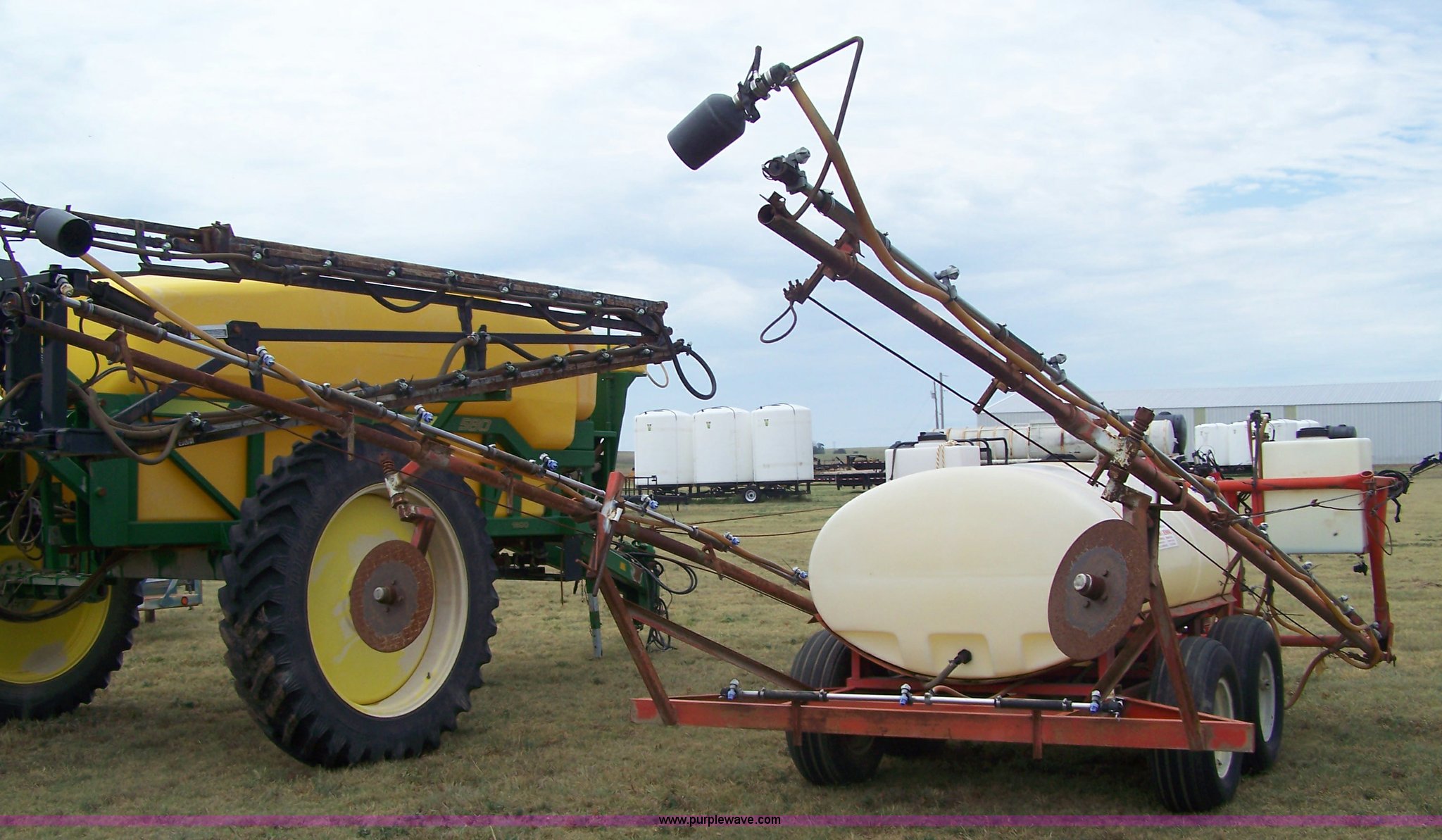 Simpson SFE500 pull sprayer in Ransom, KS Item A4516 sold Purple Wave