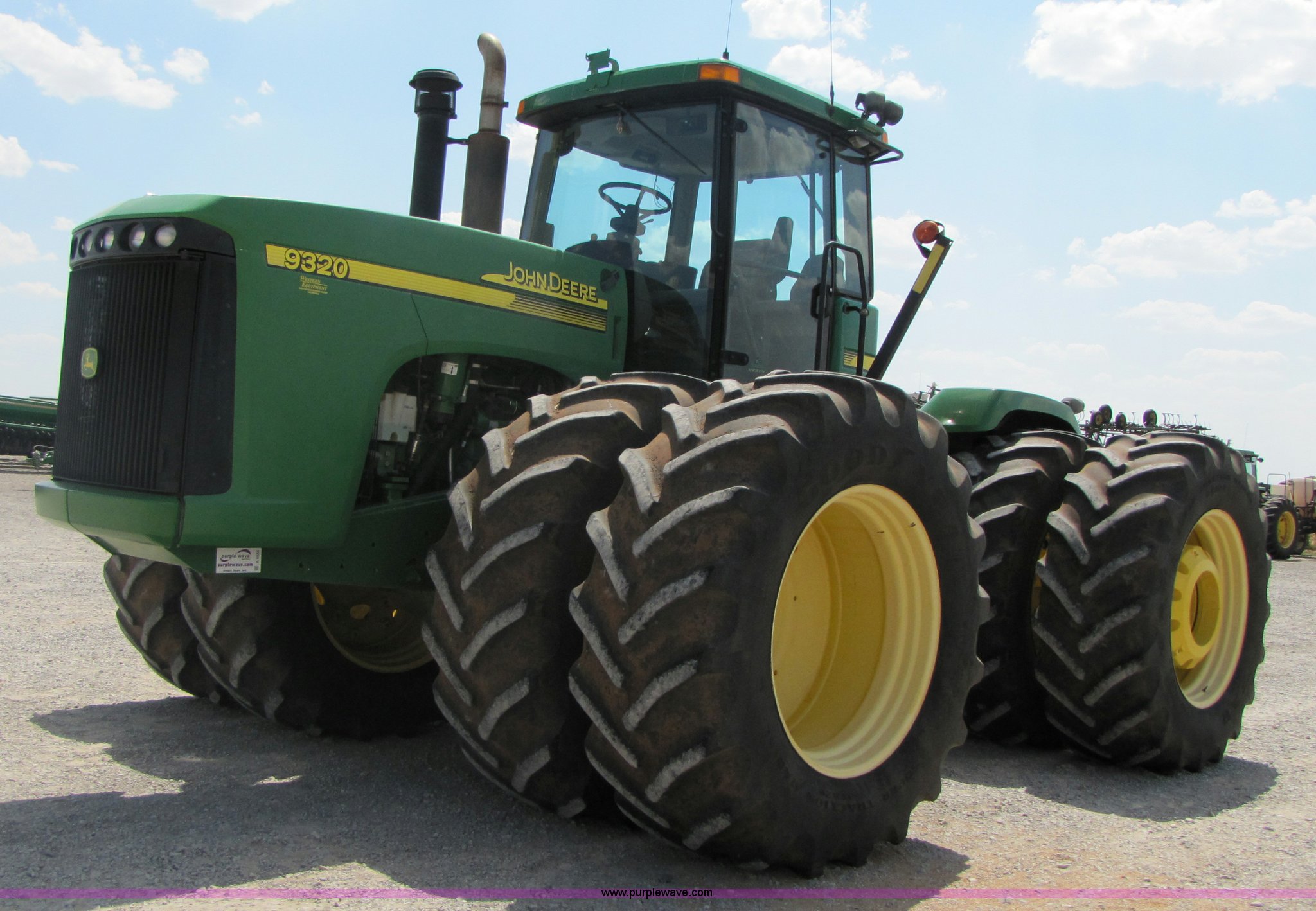 2003 John Deere 9320 4WD tractor in Hobart, OK Item A4656 sold