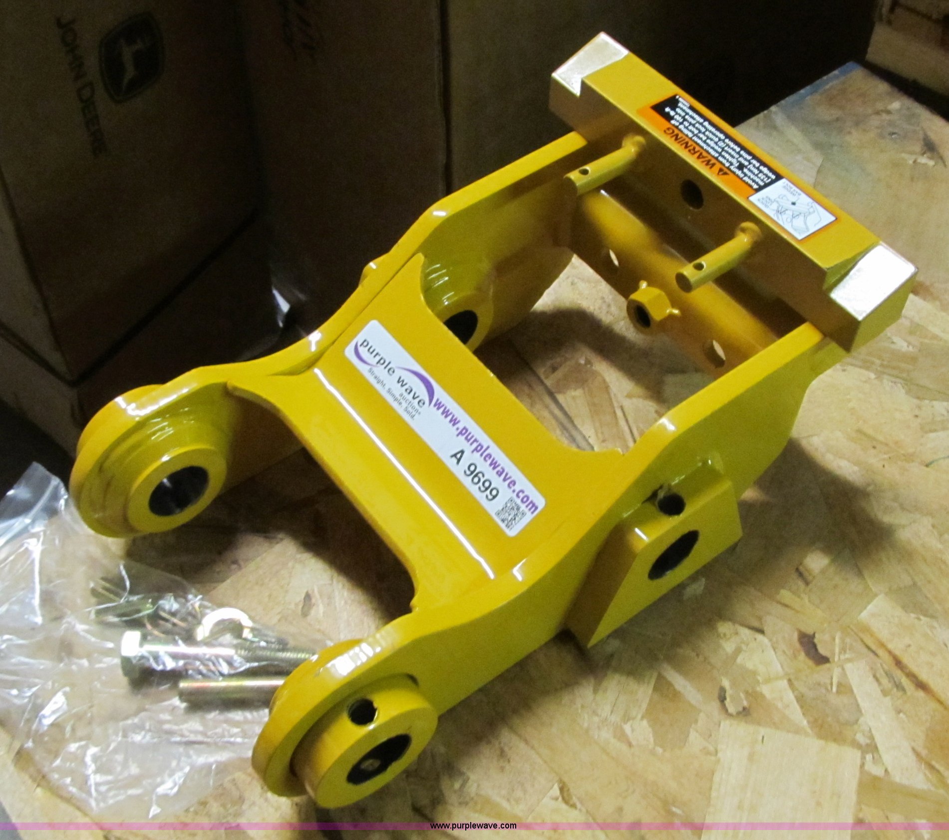 John Deere backhoe quick coupler kit in Amarillo, TX Item A9699 sold