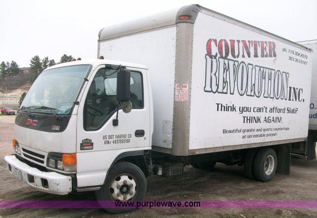 image for item A1213 2003 GMC W4500 15' box truck