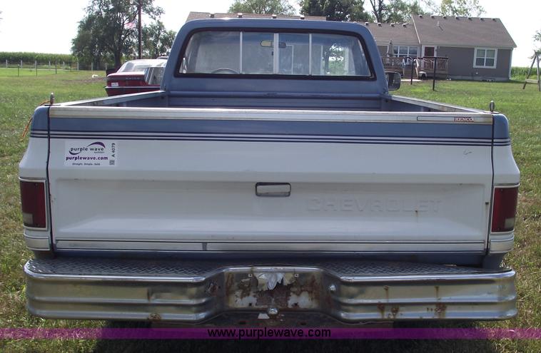 image for item A4079 1987 Chevrolet Custom Deluxe 10 pickup truck