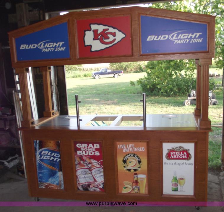 image for item A4082 Oak wood Budweiser cabana