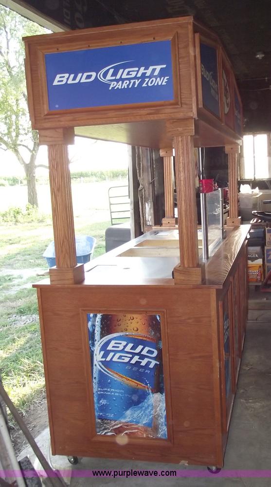 image for item A4082 Oak wood Budweiser cabana