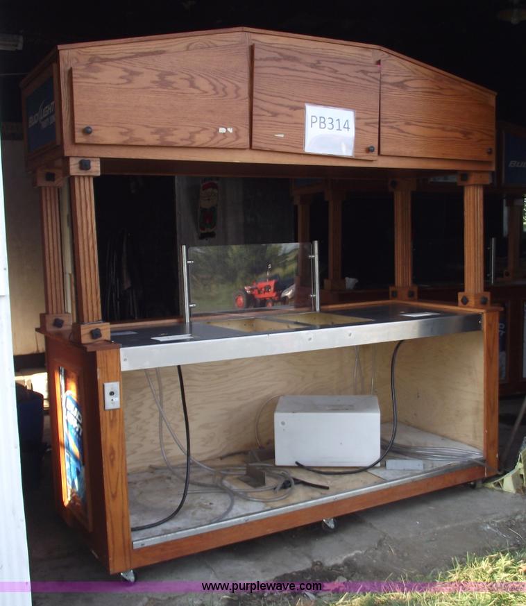 image for item A4082 Oak wood Budweiser cabana