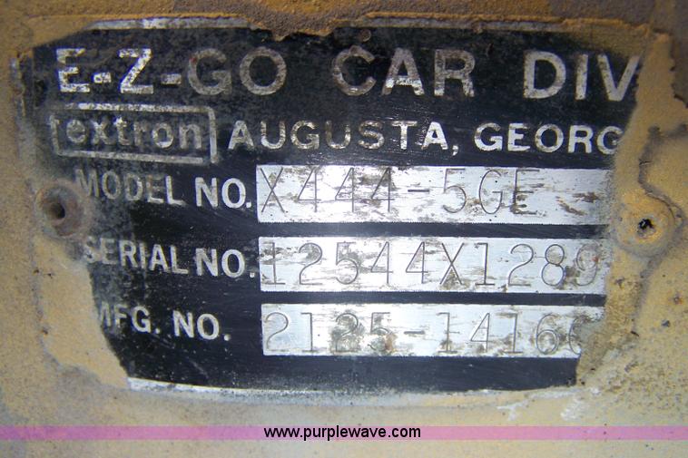 image for item A4509 Ez-go electric golf cart