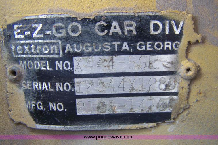 image for item A4509 Ez-go electric golf cart