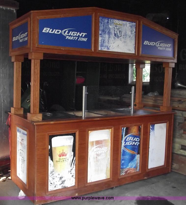 image for item A9449 Oak wood Budweiser cabana