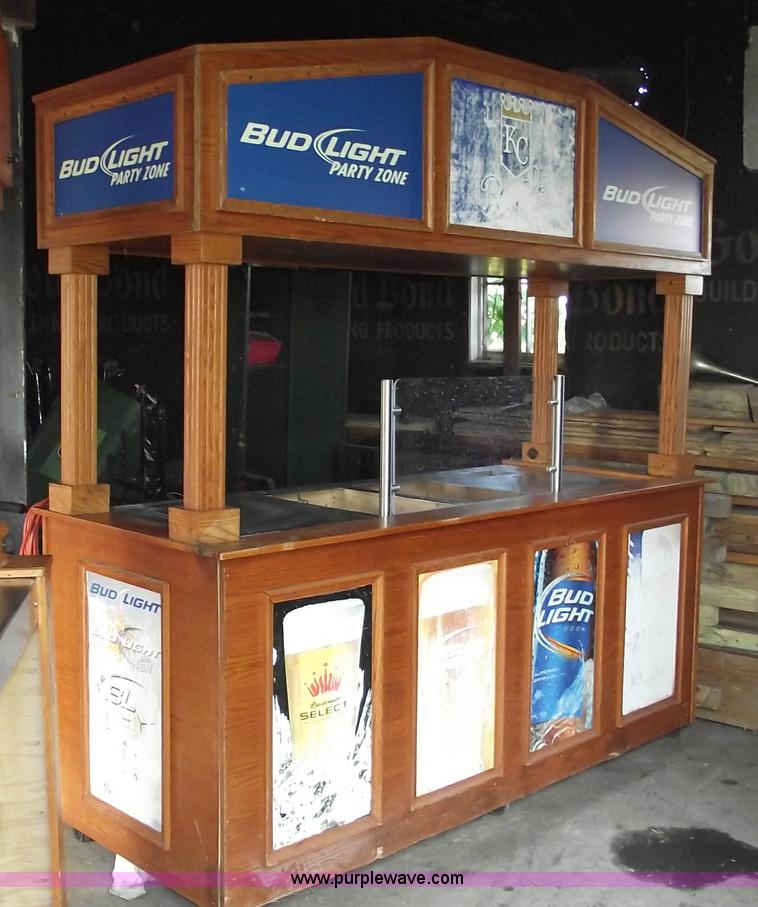 image for item A9449 Oak wood Budweiser cabana