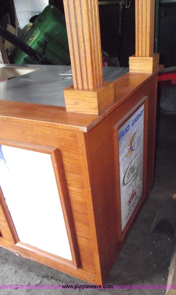 image for item A9449 Oak wood Budweiser cabana