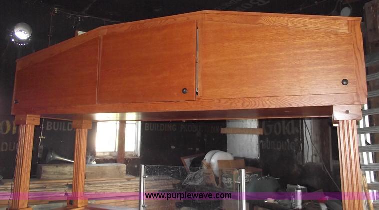 image for item A9449 Oak wood Budweiser cabana