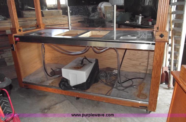 image for item A9449 Oak wood Budweiser cabana