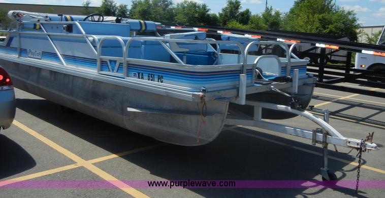 image for item A9999 1990 PlayCraft pontoon boat