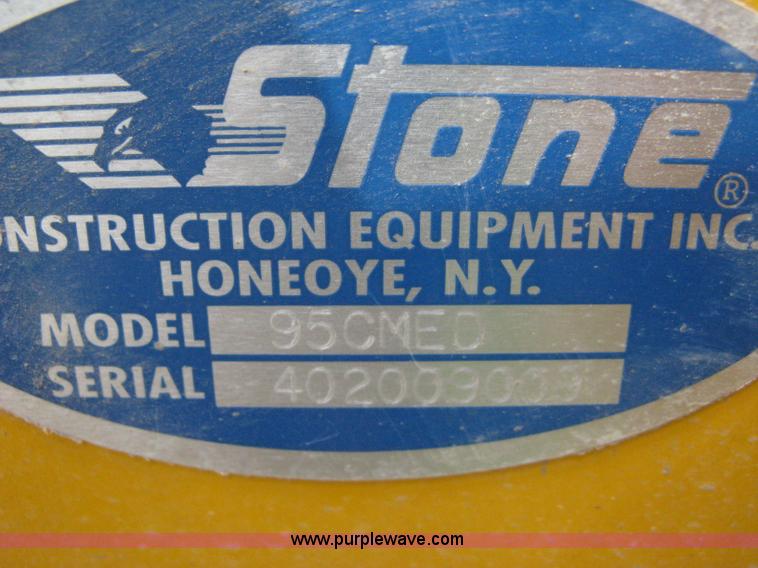 image for item B9529 2009 Stone 95CMED mobile cement mixer