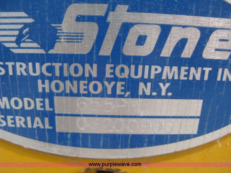 image for item B9530 2009 Stone 655PM mobile cement mixer