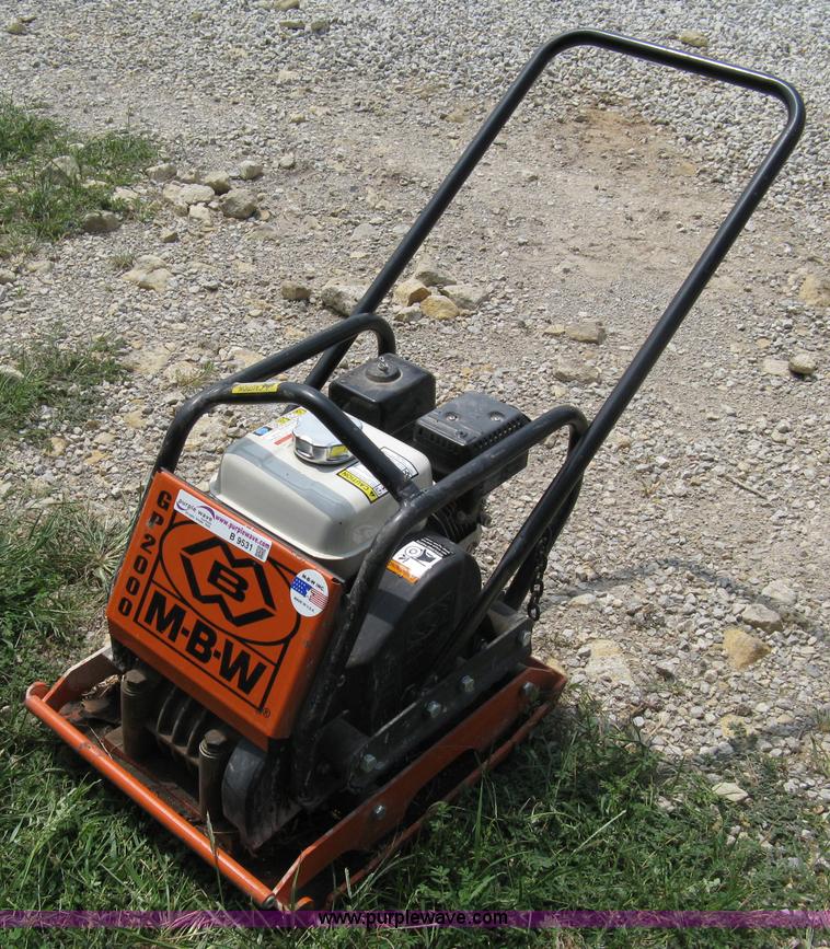 image for item B9531 MBW GP2000 plate compactor