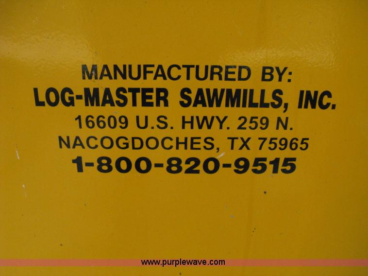 image for item B9532 Log Master LM1 portable band saw sawmill