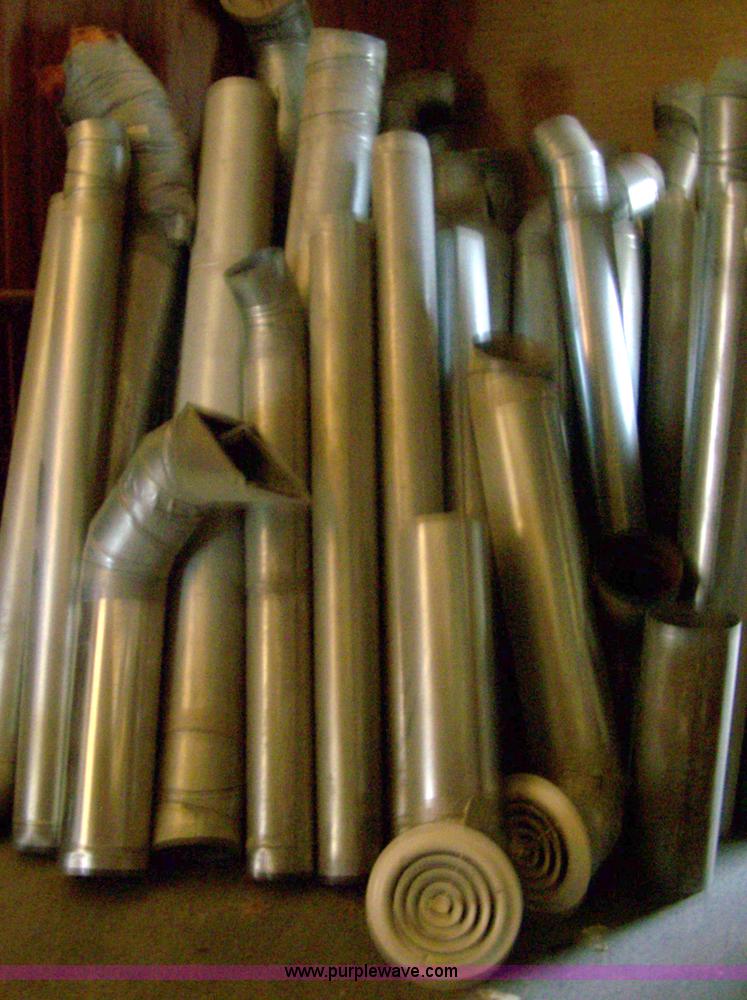 image for item C9263 Assortment of 6" and 8" single wall duct pipe