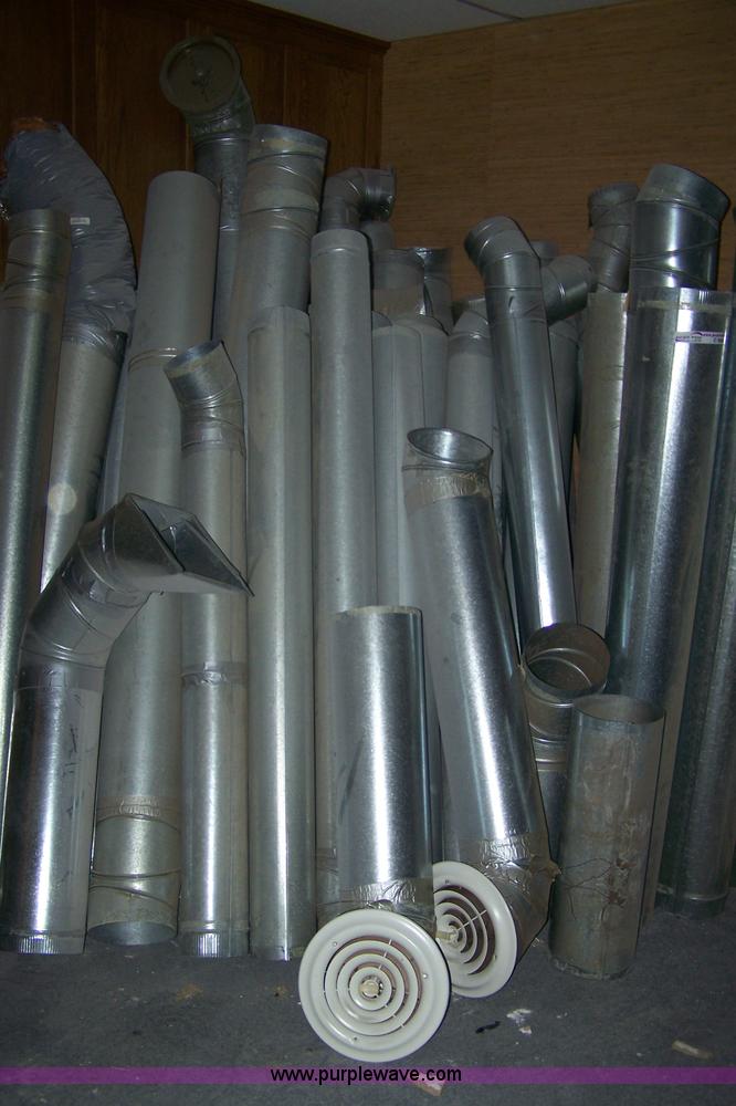 image for item C9263 Assortment of 6" and 8" single wall duct pipe