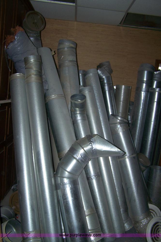 image for item C9263 Assortment of 6" and 8" single wall duct pipe