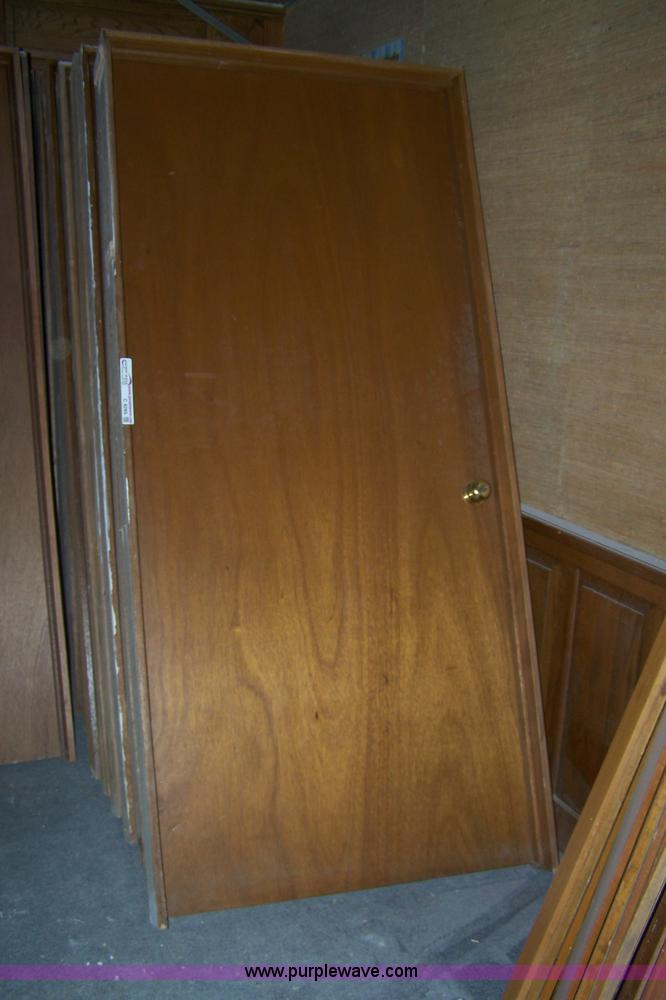 image for item C9265 (9) Mahogany RH hinged 3/0 - 7/0 interior doors and jambs