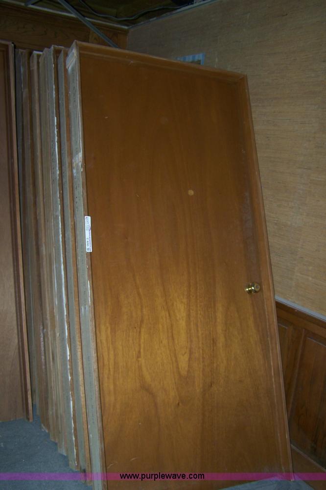 image for item C9265 (9) Mahogany RH hinged 3/0 - 7/0 interior doors and jambs