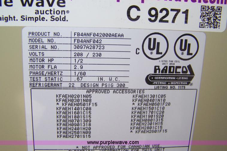 image for item C9271 AC unit and AC blower unit