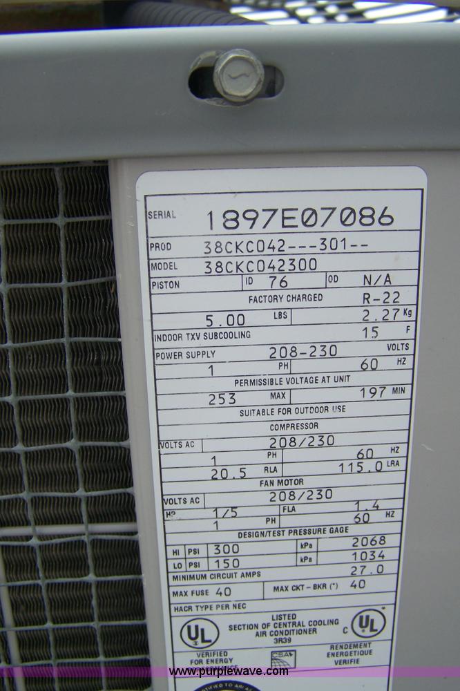 image for item C9271 AC unit and AC blower unit