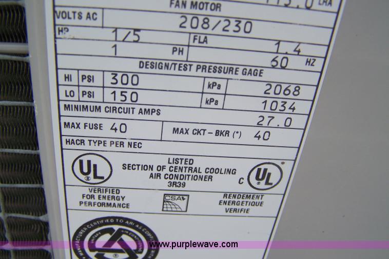 image for item C9271 AC unit and AC blower unit