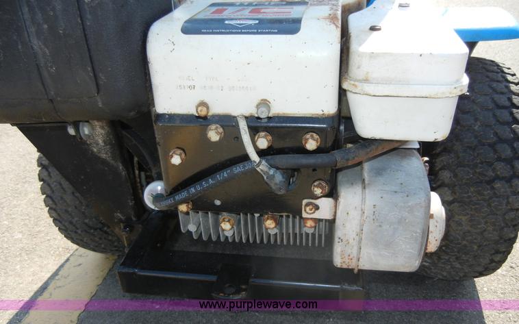 image for item D9799 Dixon 311 ZTR mower with bagger assembly