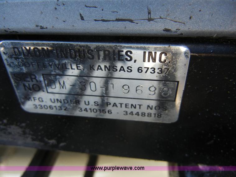 image for item D9799 Dixon 311 ZTR mower with bagger assembly